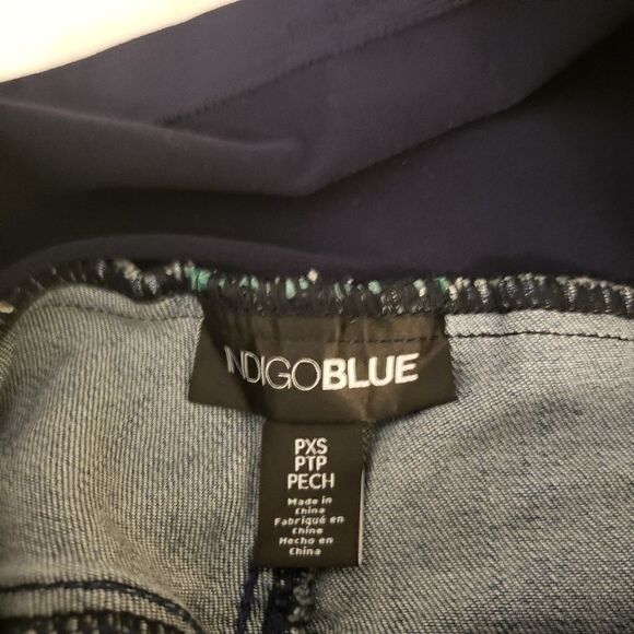 "Indigo Blue " Maternity Jeggings Size : PXS Blue NWT - Picture 5 of 8